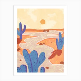 Path Through the Painted Desert Art Print