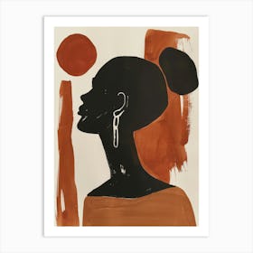 Silhouette Of A Woman 58 Art Print