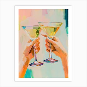 Martini Toast Art Print