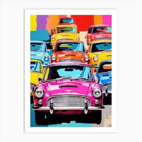 Classic Car Pop Art 5 Art Print
