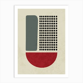 Minimalist Geometric Abstract Art Art Print