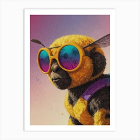 Bee Canvas Art Art Print