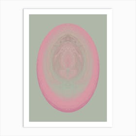 Pastel Harmony Pink Art Print