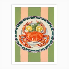 King Crab Italian Still Life Painting Art Print