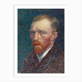 Van Gogh - Self Portrait 3 Art Print