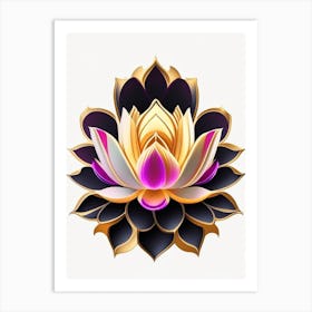 Lotus Flower, Buddhist Symbol Fauvism Matisse 2 Art Print