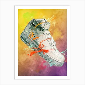 Nike Shox Air Force 1 Art Print