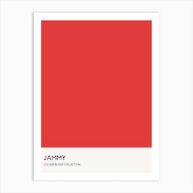 Jammy Colour Block Poster Art Print