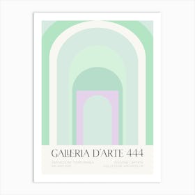 Galleria D'Arte 444 Geometric Arches 2 Art Print