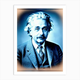 Albert Einstein 3 Art Print