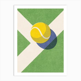 BALLS Tennis - grass court II 1 Art Print