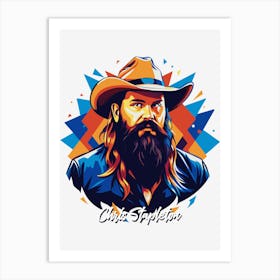 Chris Stapleton 02 Art Print