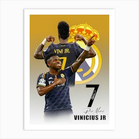 Ninicius Real Madrid Art Print