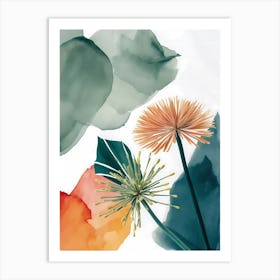 Watercolor Flowers 44 Art Print