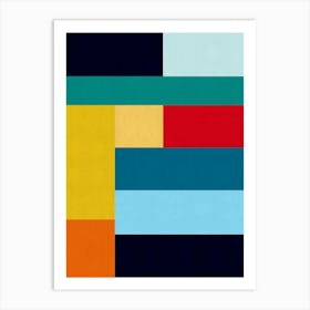 Contemporary modern geometry 13 Art Print