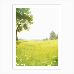 Field Of Daisies Art Print