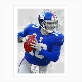 Eli Manning New York Giants Art Print