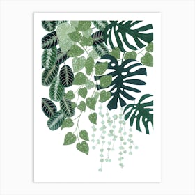 Urban Jungle No1 Botanical Painting Art Print