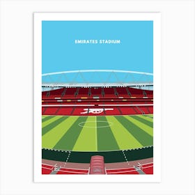 Emirates Stadium Arsenal Print Art Print