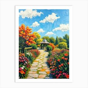 Garden Path 12 Art Print