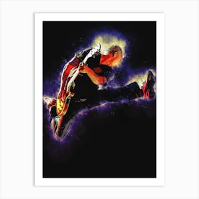 Spirit Of Mike Mccready Jump On Stage Pearl Jam Art Print