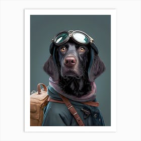 Aviator Dog, Personalized Gifts, Gifts, Gifts for Pets, Christmas Gifts, Gifts for Friends, Birthday Gifts, Anniversary Gifts, Custom Portrait, Custom Pet Portrait, Gifts for Mom, Dog Portrait, Couple Portrait, Family Portrait, Pet Portrait, Portrait From Photo, Gifts for Dad, Gifts for Boyfriend, Gifts for Girlfriend, Housewarming Gifts, Custom Dog Portrait Art Print