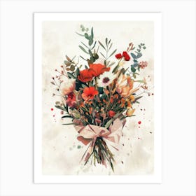 Bouquet Of Flowers 10 Art Print