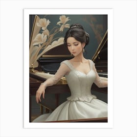 Portrait Of A Chinese Woman Art Print