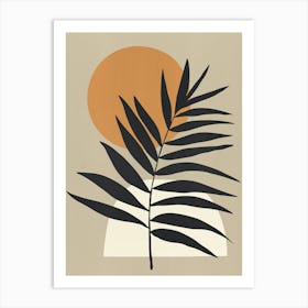 Floral and tropical botanical 6 Art Print