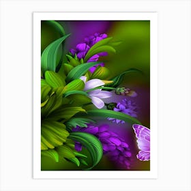 Beautiful Flowers Art Print