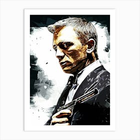 Daniel James Bond Art Print