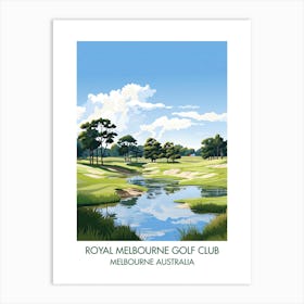 Royal Melbourne Golf Club (West Course)   Melbourne Australia 3 Art Print