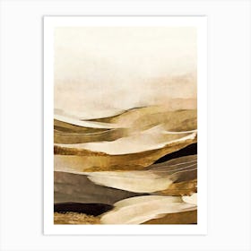 Endless Desert Art Print