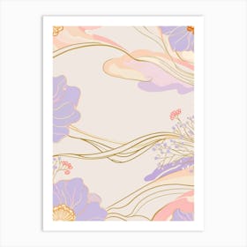 Floral Pattern 21 Art Print