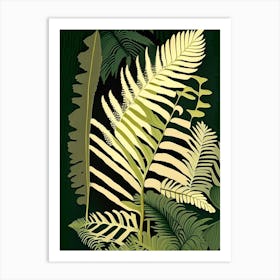 Sword Fern Rousseau Inspired Art Print