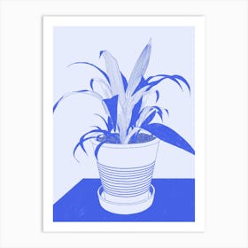 Spider Potted Plant Art Print