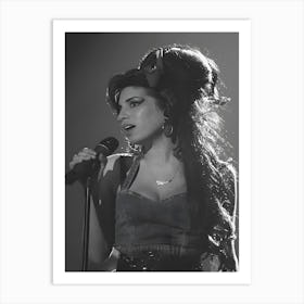 Amy Winehouse Music 1 Art Print