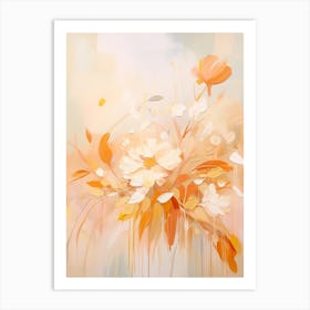 Fall Flower Painting Marigold 6 Art Print