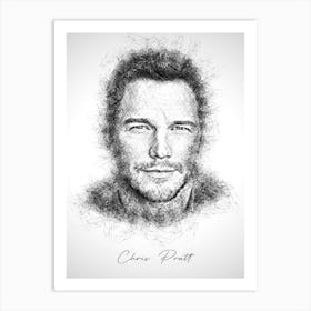 Chris Pratt Art Print