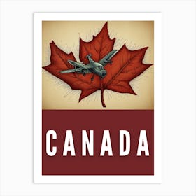Canadian Maple Leaf 1 Art Print
