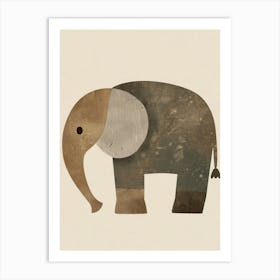 Elephant Print Art Print