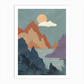 Hawaiian Landscape Art Print