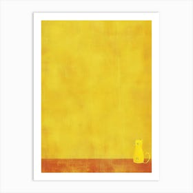 Yellow Cat 1 Art Print