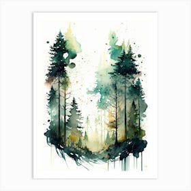 Forest Canvas Print Art Print