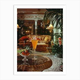 Lush Living Room Art Print