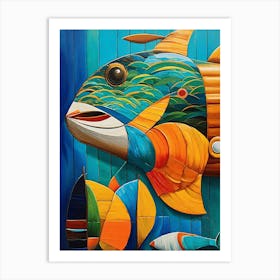 Fish Painting 1245 Art Print