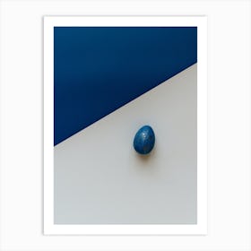 Blue Egg 1 Art Print