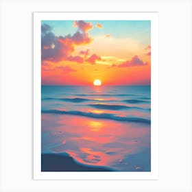 Sunset At The Beach 15 Poster