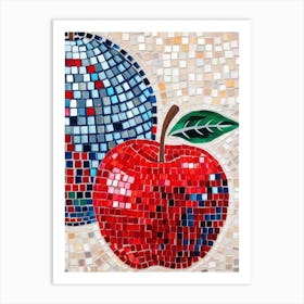 Apple Mosaic Art Art Print