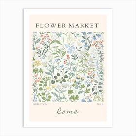 Flower Market 7 Art Print